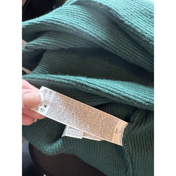 Bongo Forever 21 Green Ivory Cropped Cardigan/Cami Set S/M Y2K Academia Teddy - Picture 8 of 10